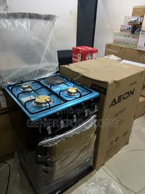 Aeon 50x50cm 3+1 Burner Standing Gas Cooker AGC5031