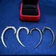 Stylish Stainless Steel Earrings - 1