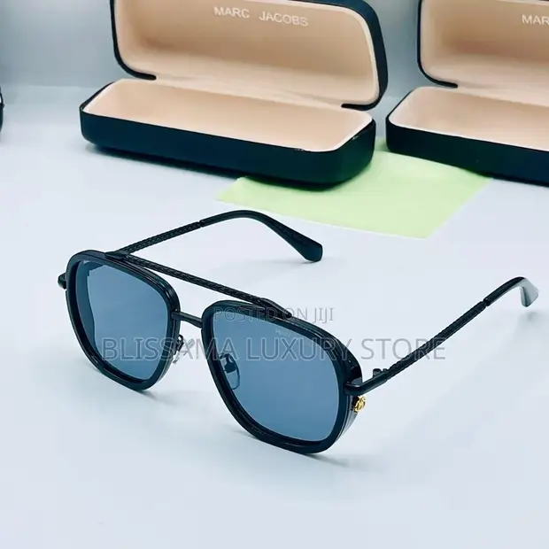 Marc Jacobs Tabarun Kula na Maza - Baƙar fata Bakin Karfe - 1