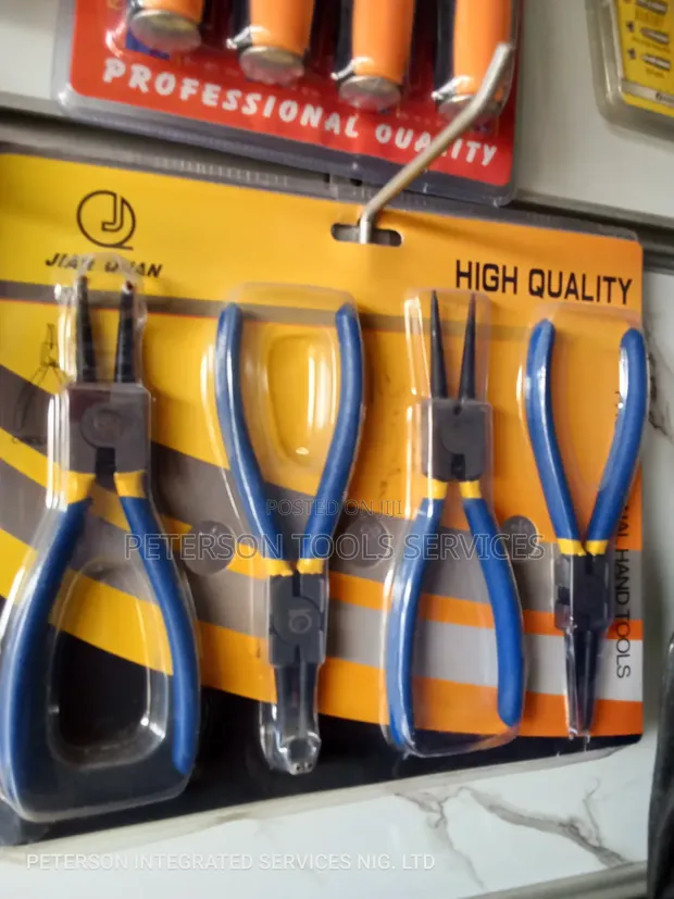 7" Circlip Plier Set - 4 Pieces - 1
