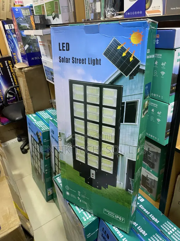 1200W Solar Street Light with Remote Control - 1