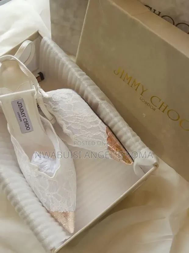 Jimmy Choo Bing 65 Lace Stiletto Heels - 1