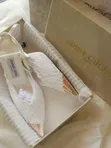 Jimmy Choo Bing 65 Lace Stiletto Heels - 1
