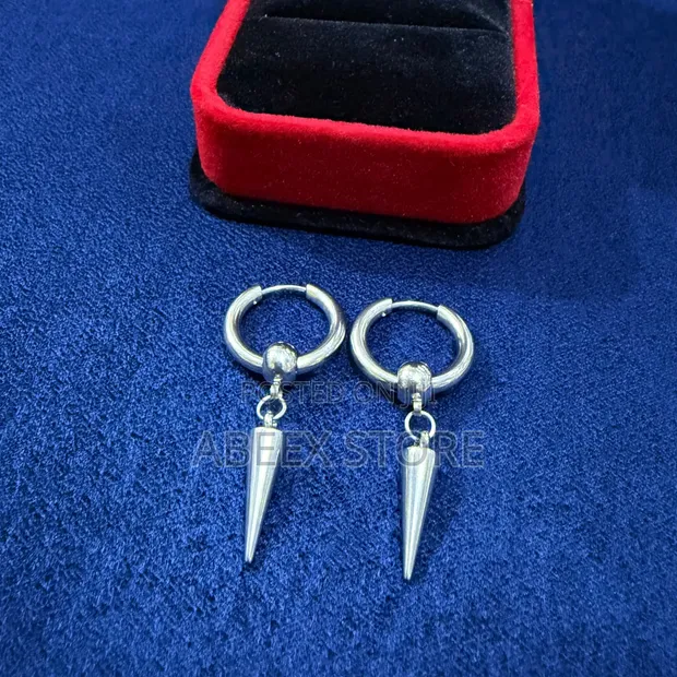 Stylish Stainless Steel Men's Earrings - 1