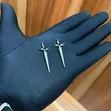 Stylish Stainless Steel Men's Earrings - 3