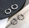 Stylish Stainless Steel Men's Earrings - 2
