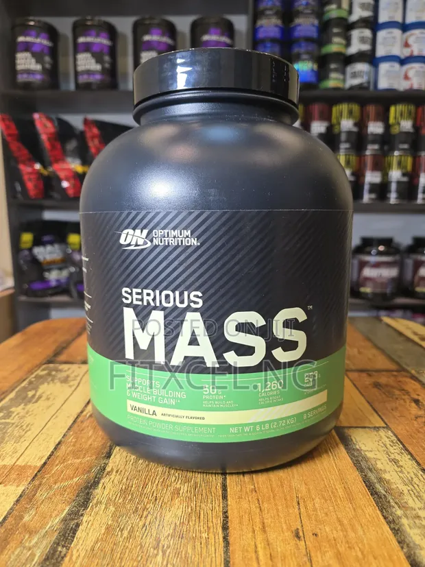 Optimum Nutrition Serious Mass 6lb Vanilla - 1
