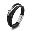 Anchor Leather Bracelet - Karfe Mai Gushi - 1