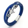Anchor Leather Bracelet - Karfe Mai Gushi - 2