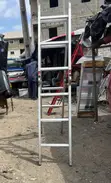 Sabon Aluminum Sau Biyu Mai Girma / Trestle Ladder - 2