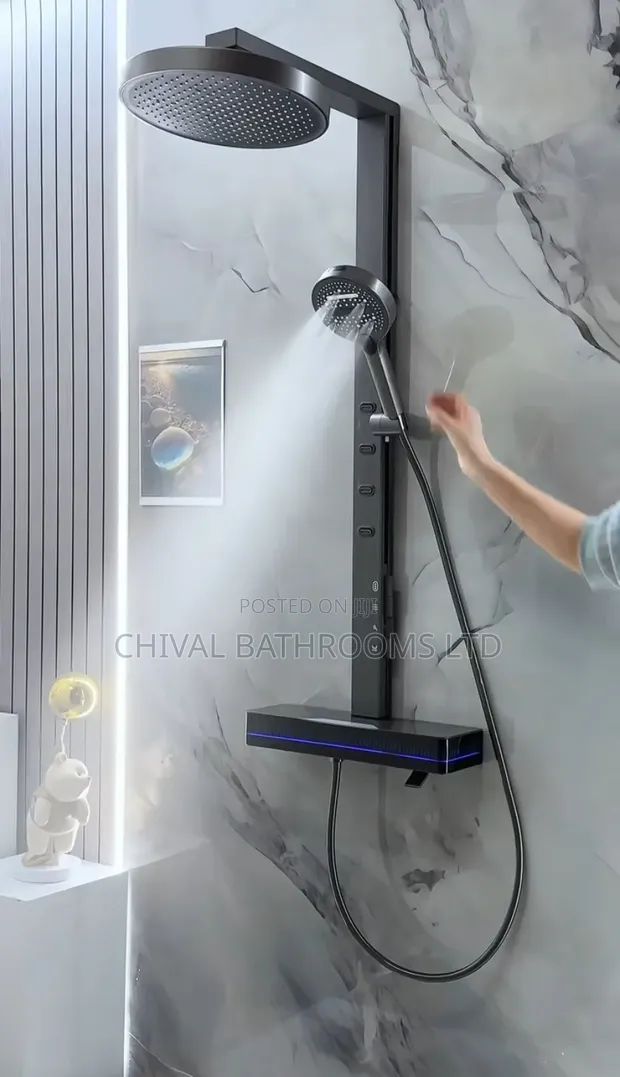 Luxury LED Digital Shower with Jet Function - 1
