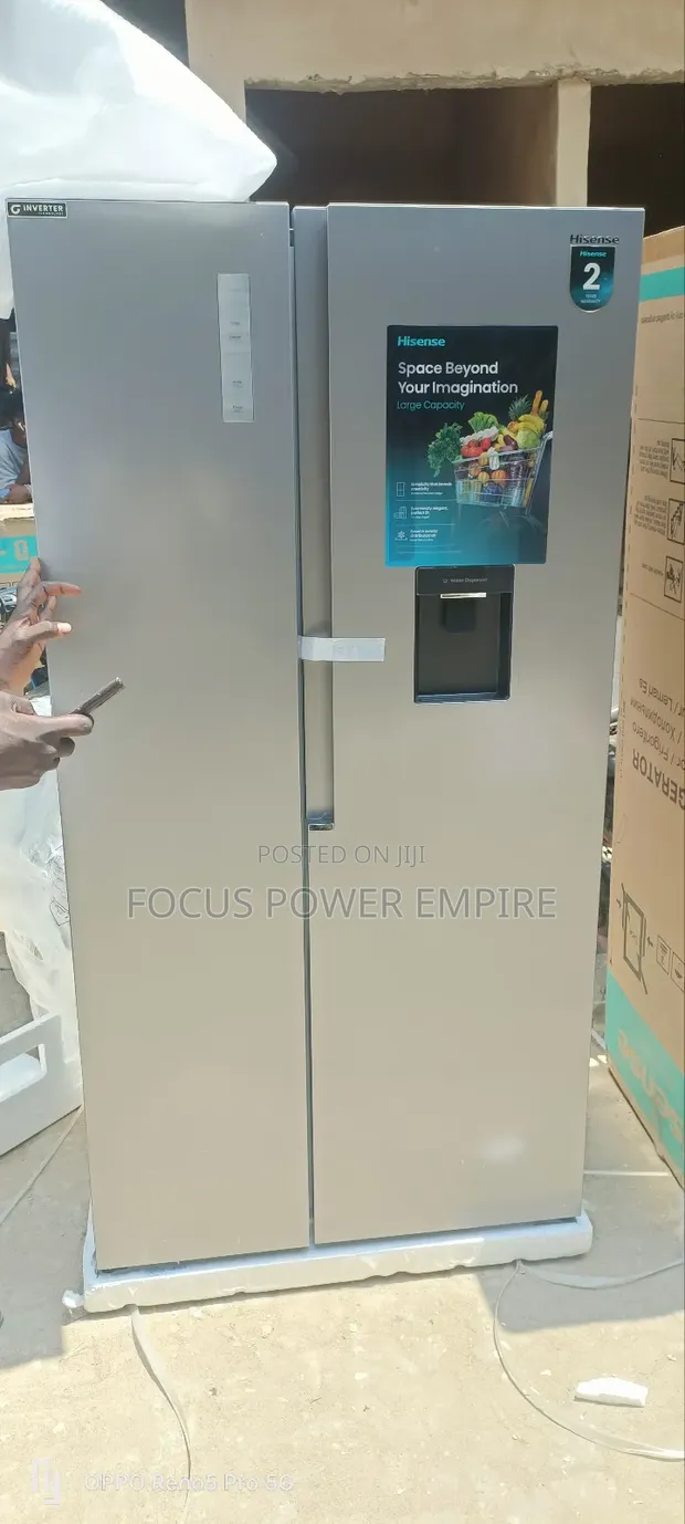 Hisense RC71WS Inverter Fridge & Freezer Side-by-Side - 1