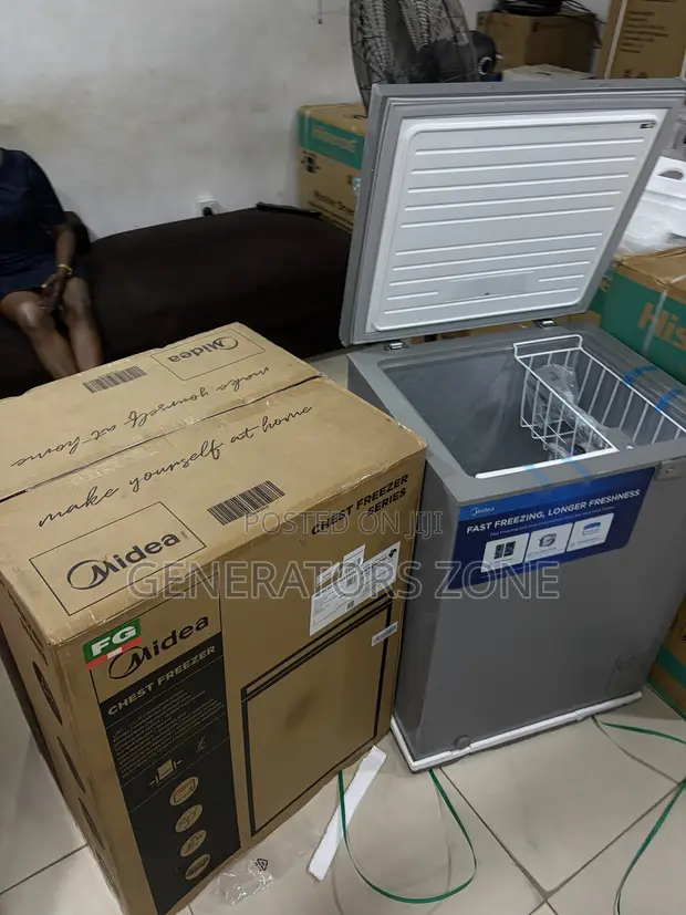 Midea 142L Chest Freezer for Mini Mart - 1