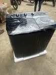 LG P800R3AGNC Twin Tub Washing Machine - Jet Black - 2