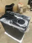LG P800R3AGNC Twin Tub Washing Machine - Black - 1