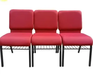 Executive Banquet Chairs - Red Fabric, Brand New