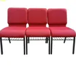 Executive Banquet Chairs - Red Fabric, Brand New - 1