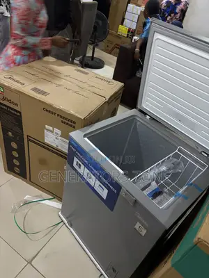 Midea 142L Chest Freezer with Interior LED Lamp