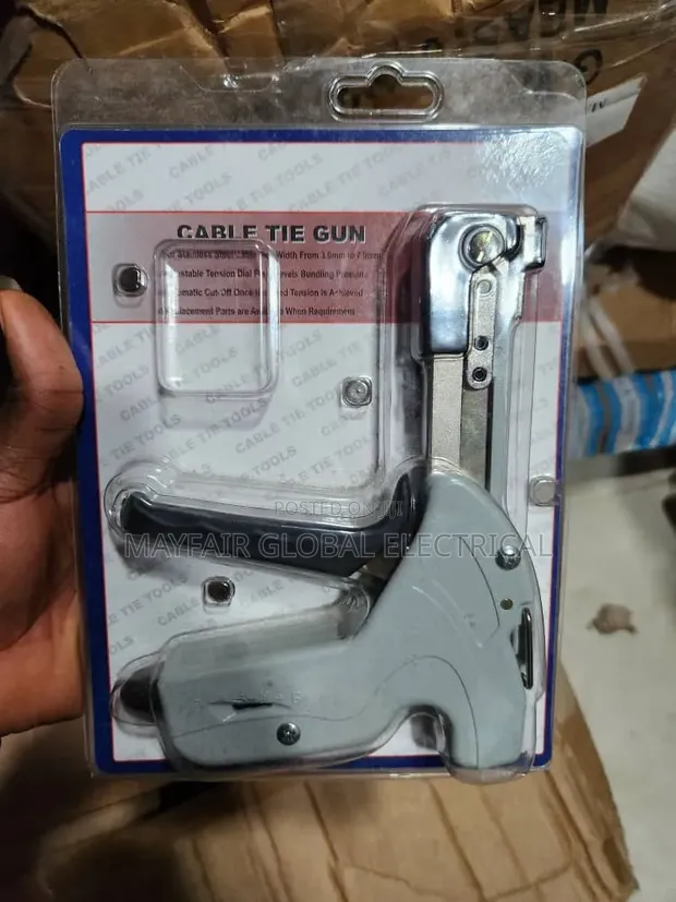 Heavy-Duty Stainless Steel Cable Tie Gun - 1
