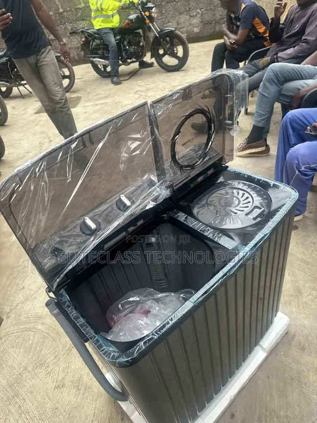 LG P800R3AGNC Twin Tub Semi-Auto Washing Machine - 1