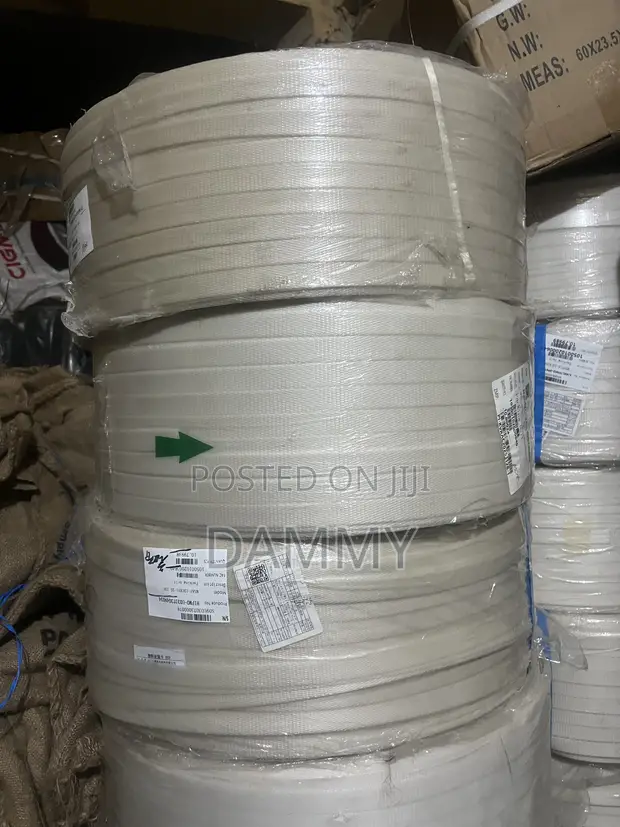 White Plastic Packing Straps - 1