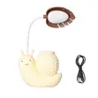 Creative Cartoon Snail LED Lamp with Pen Holder - 4