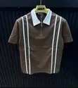 Namijin Polo Shirt Mai Rabin Zik na Farar Kalwa - 1
