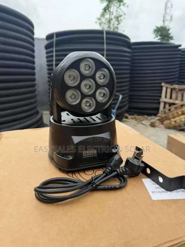 Mini LED Wash 7x12W RGBW Moving Head Light - 1