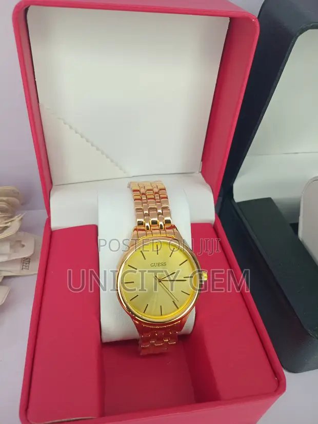 Premium Guess Wristwatch - Gold/Silver - 1