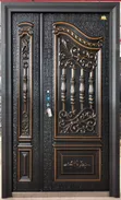 Armored Security Italian Copper Cast Door - Bible Design - 1