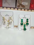 Luxury Crystal Heart Necklace & Earrings Set | Stainless Steel - 3