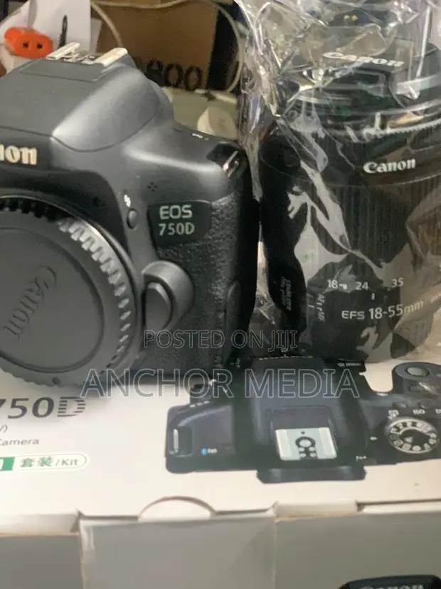 Canon EOS 750D DSLR Camera with 18-55mm Lens - 1