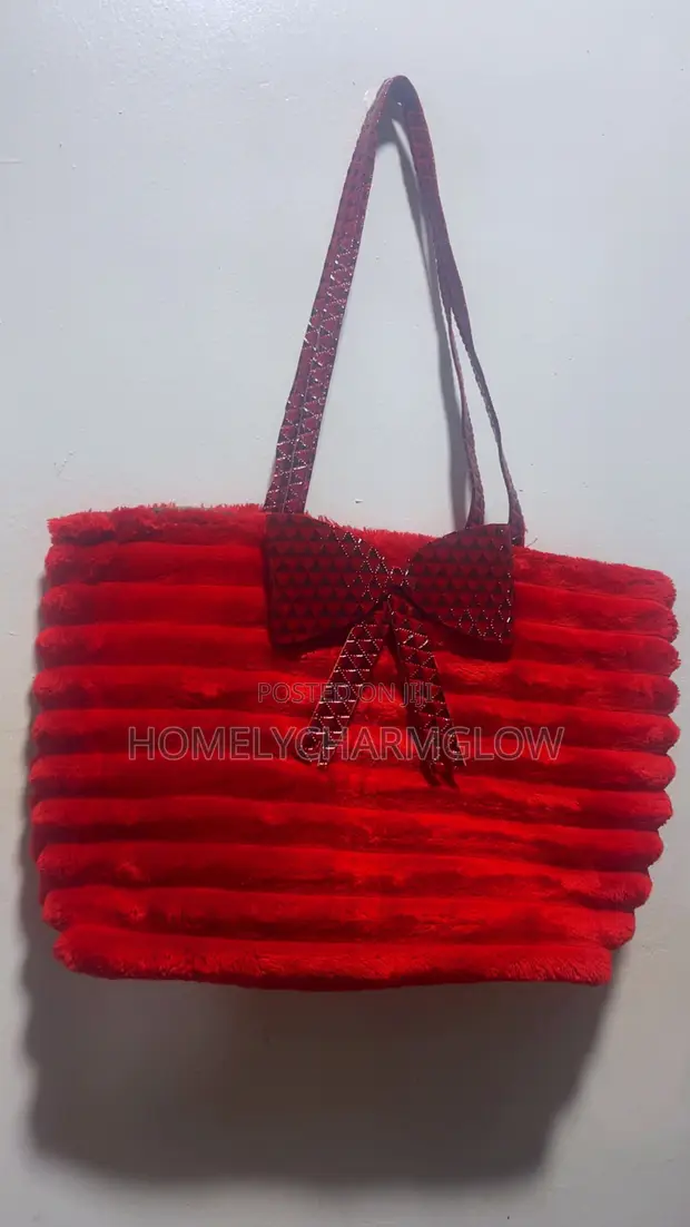 Handmade Tote Bag - Red - 1