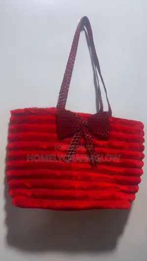 Handmade Tote Bag - Red