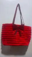 Handmade Tote Bag - Red - 1