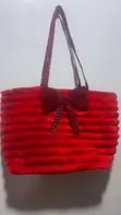 Handmade Tote Bag - Red - 2
