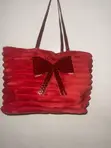 Handmade Tote Bag - Red - 3