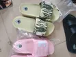Unisex Leather Slides Slippers - Multicolor - 1