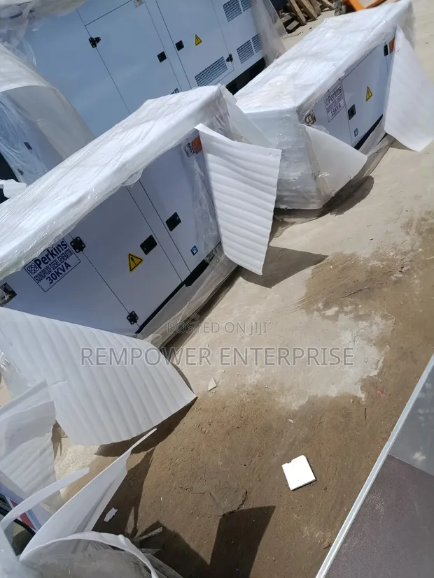 New Perkins 30kva Soundproof Generator - 1