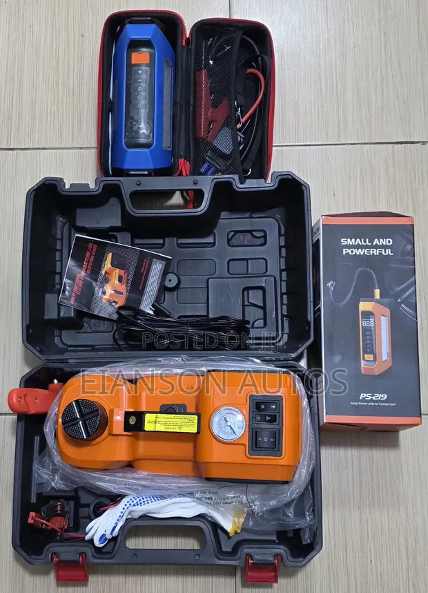 Pampar Mota & Starter tare da Powerbank - 1