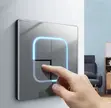 Tempered Glass Wall Light Switch Panel (1-4 Gang, 1/2 Way) - 3
