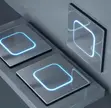 Tempered Glass Wall Light Switch Panel (1-4 Gang, 1/2 Way) - 4