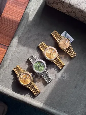 Original Rolex Day-Date Gold Chain Watch - 100% Gaskiya
