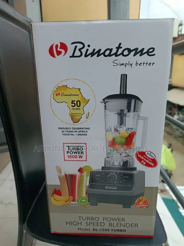 Binatone High-Speed Food Blender - 1500W Turbo Power - 1