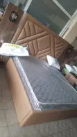 Complete Leather Padded Bed Frame - 2