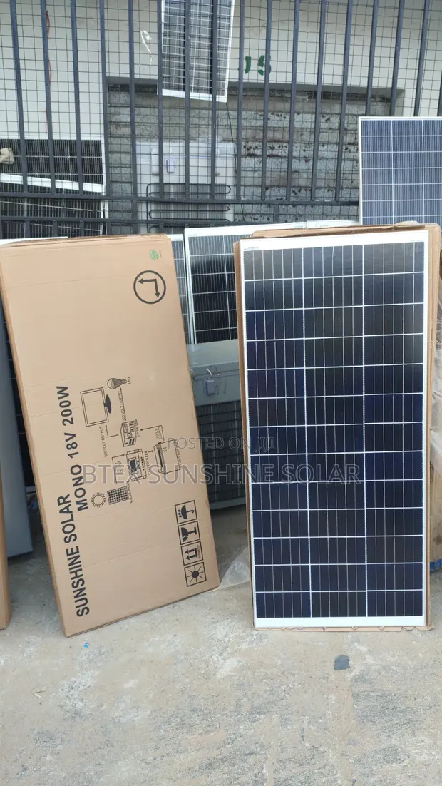 200W Monocrystalline Solar Panel - 1