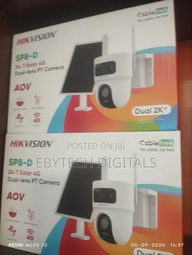 Hikvision SP8-D Dual Lens PTZ Solar 4G Kamera - 1