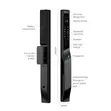 Heavy-Duty Aluminum Smart Lock: Face, Fingerprint, Card, Password - 5