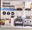 Gemat 3000W Blender Mai Ƙarfi da Jirgin Lita 2 da Ruwan Baya 8 - 2