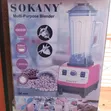 Sokany SK-444 Blender/Juicer Mai Ƙarfi 2L - 1